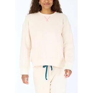 NEW KERRI ROSENTHAL ex-boyfriend smiley sweatshirt in canvas